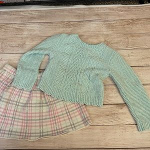 Girl Size S 5/6 Skirt Set